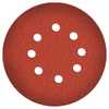 Disco de Lixa Vermelha Grão 180 125mm com 10 Peças - Imagem 2