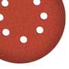 Disco de Lixa Vermelha Grão 180 125mm com 10 Peças - Imagem 5