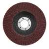 Disco Flap Abrasivo de Alumínio para Desbaste 4.1/2' 115x22,23mm Grão 60 - Imagem 2