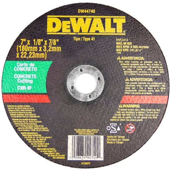 Disco Abrasivo para Pol - DEWALT-DW44740