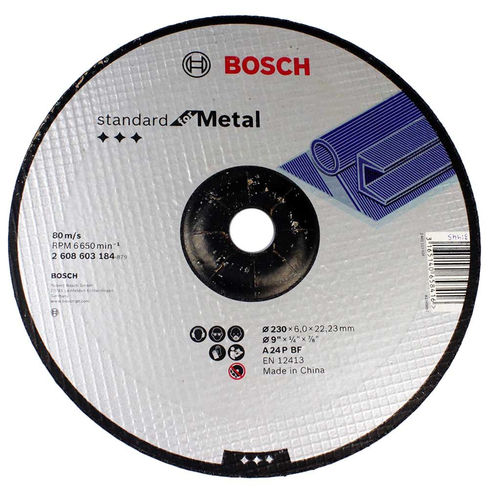 Disco de Desbaste Standard para Metal 230mm-BOSCH-2608603184