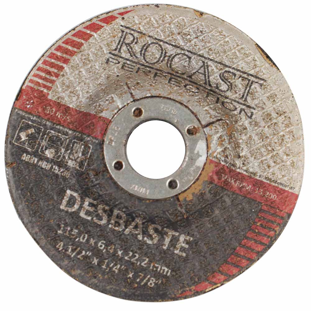 Disco de Desbaste de 4.1/2 Pol. para Aço em Geral-ROCAST-123.0001