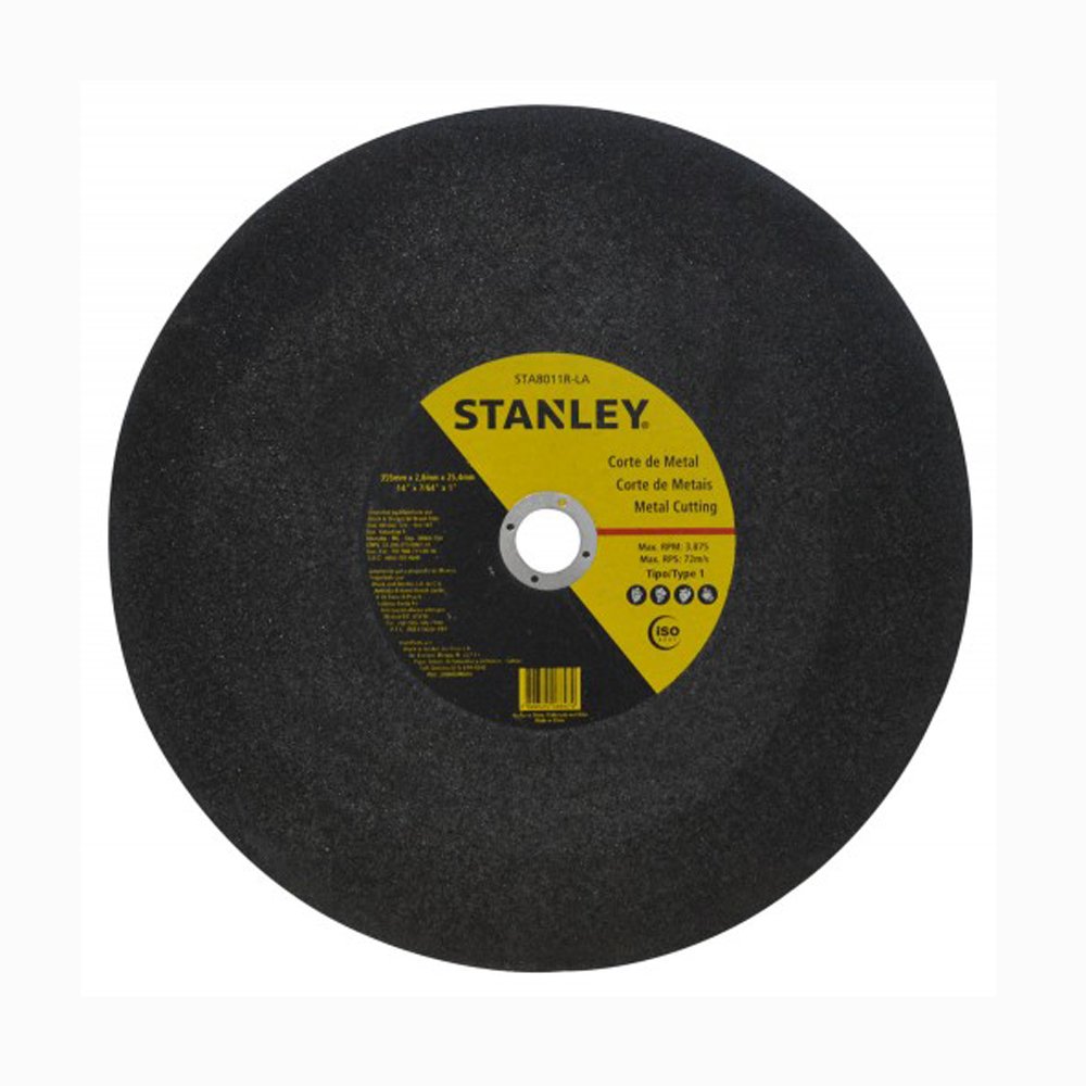 Disco Abrasivo para Corte de Metal para Serra 14 x 3/32 x 1 Pol.-STANLEY-STA8011R-LA