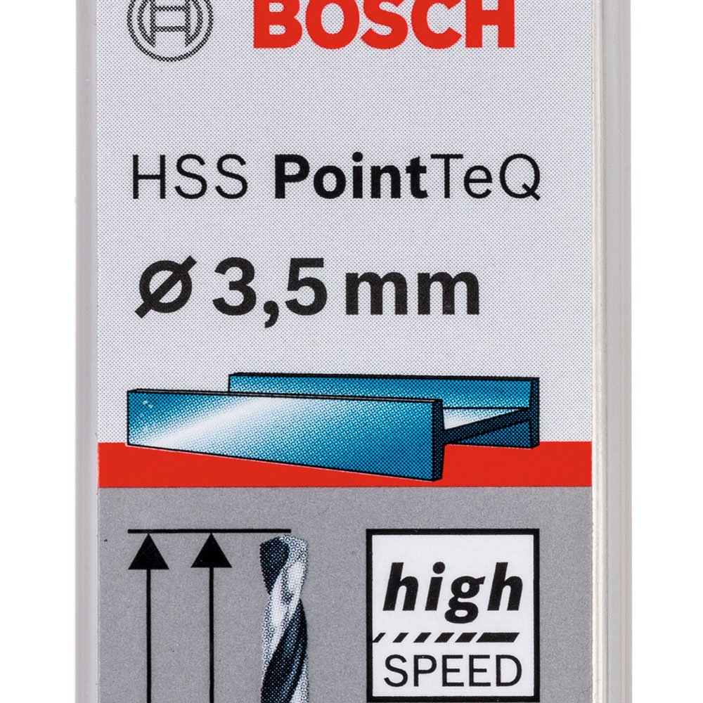 Jogo de Brocas para Metal HSS PointTeQ 3,5mm com 10 Peças - Imagem zoom