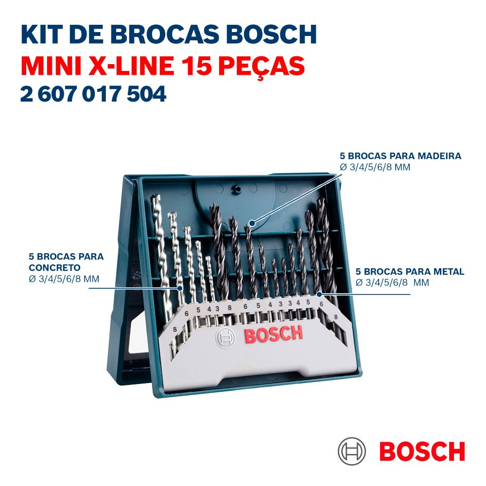 Brocas Bosch MOD260701703 15 Piezas