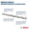 5 Brocas HSS-G Aço Rápido para Metal Encaixe 10,7mm - Imagem 3