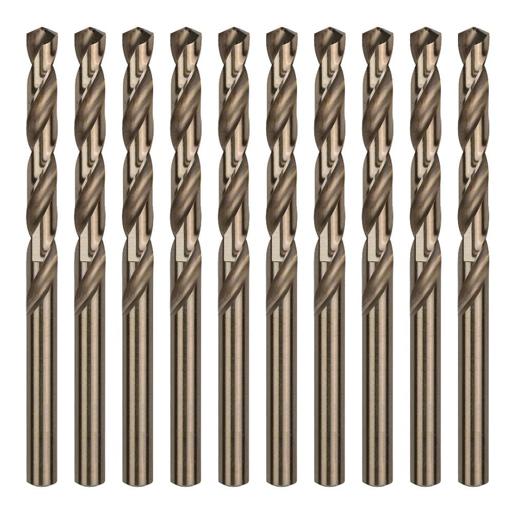 10 Brocas Aço Rápido HSS-Co 109mm para Metal - Imagem zoom