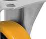 Rodízio Fixo PU 150mm para até 300Kg SCHIOPPA-FL614-PE - Imagem