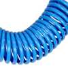 Mangueira Espiral  em PU Azul 7,70 Metros - 1/4 Pol. NPT - Imagem 3