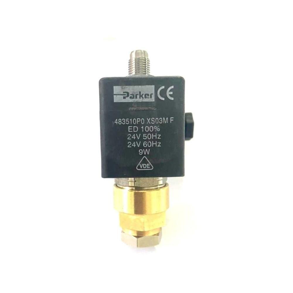 Micro Válvula Solenoide 1/4" 2 Vias NA 24v Schulz - 012.1704-0/AT - Imagem