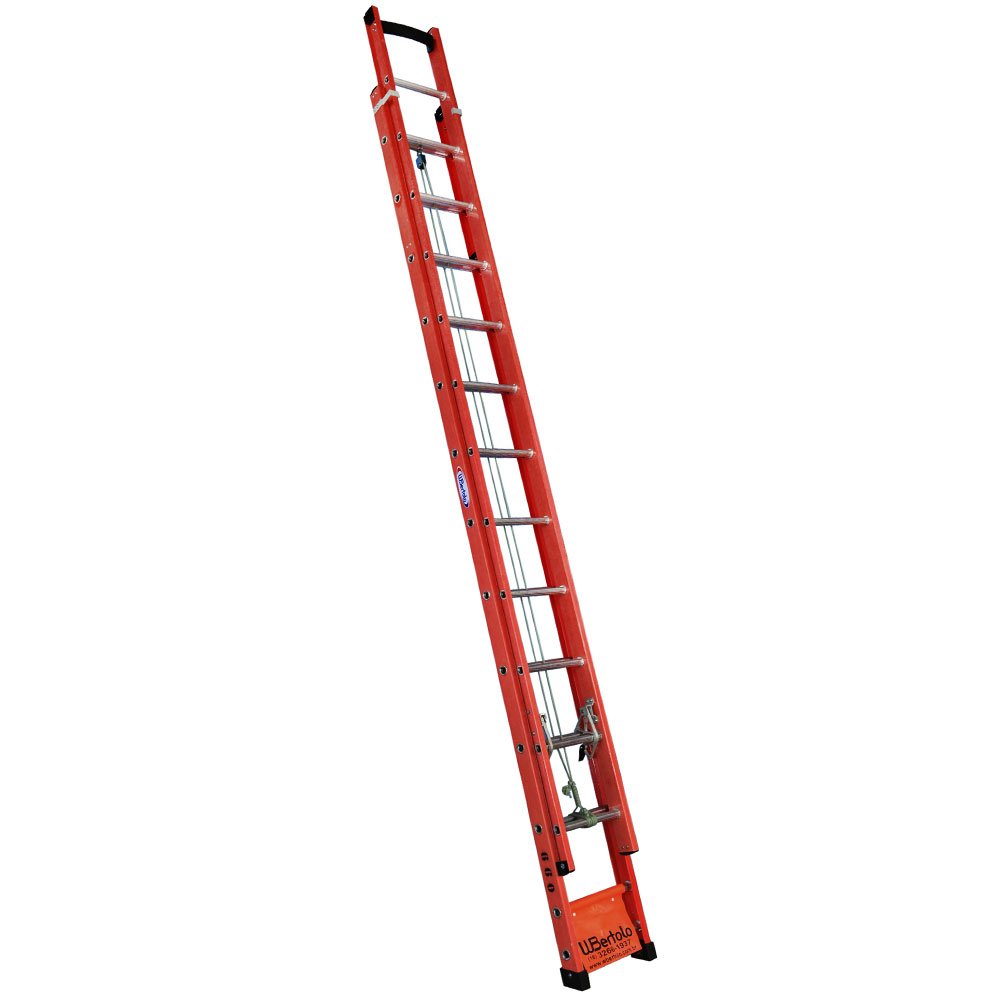Escada Extensível Vazada em Fibra de Vidro 21 Degraus 3,90 x 6,60M - Imagem zoom