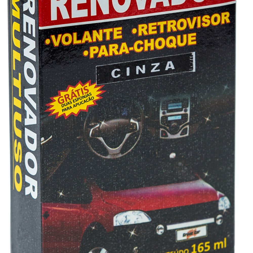 Renovador Multiuso de Para-Choques Cinza 165ml - Imagem