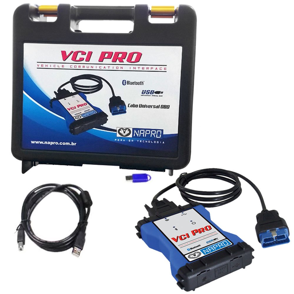 Scanner Automotivo PC-SCAN3000 VCI PRO-NAPRO-10101179/USB-VCI_PRO
