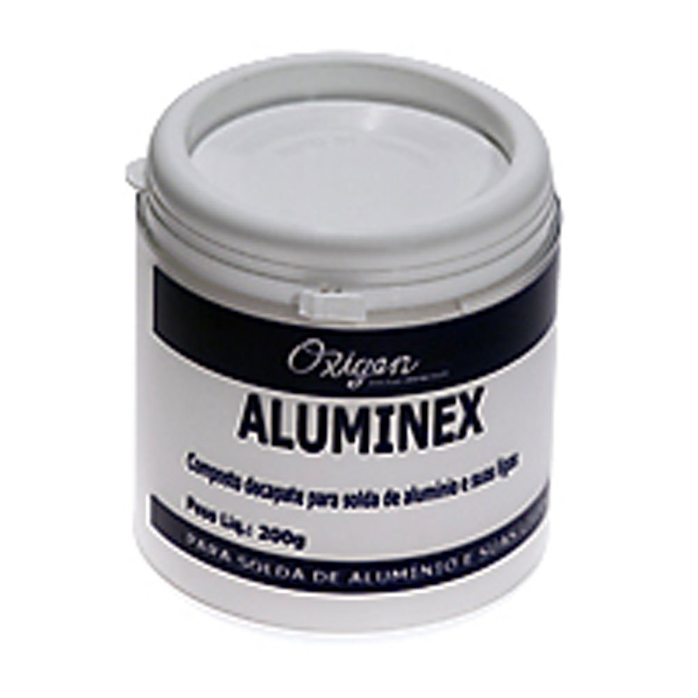 Fluxo para Solda de Alumínio Aluminex 200g-OXIGEN-ALUMINEX200