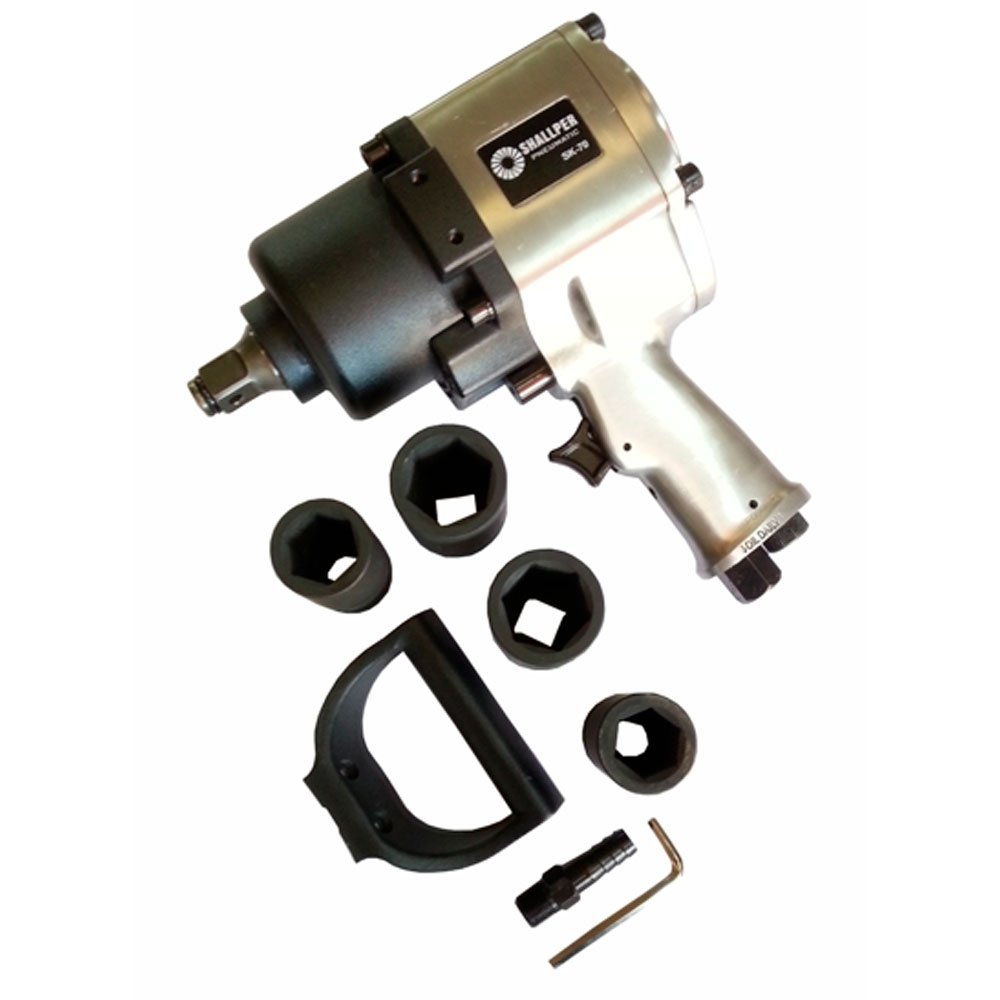 Chave de Impacto Twin Hammer 3/4 Pol. 1.600 Nm com Kit-SHALLPER-SK70-K