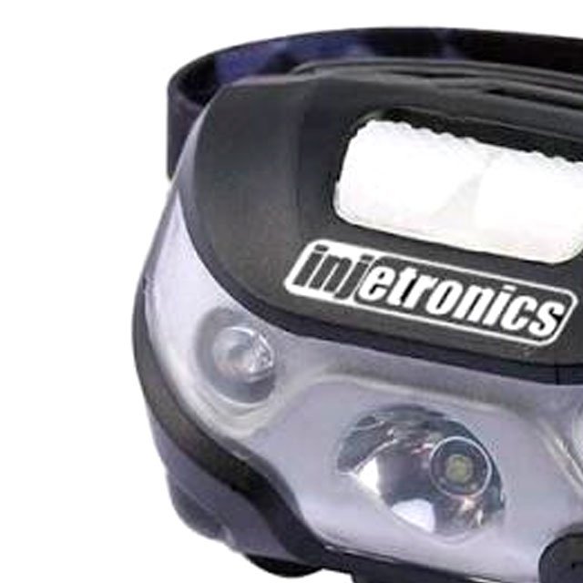 Lanterna de Cabeça LED à Bateria Recarregável com Sensor de Presença INJETRONICS-INJ-021 - Imagem