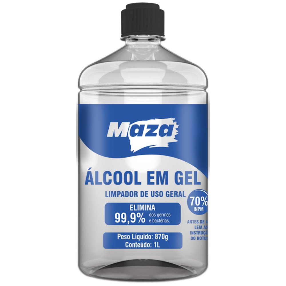 Álcool em Gel 70% Uso Geral 1 Litro - Imagem zoom