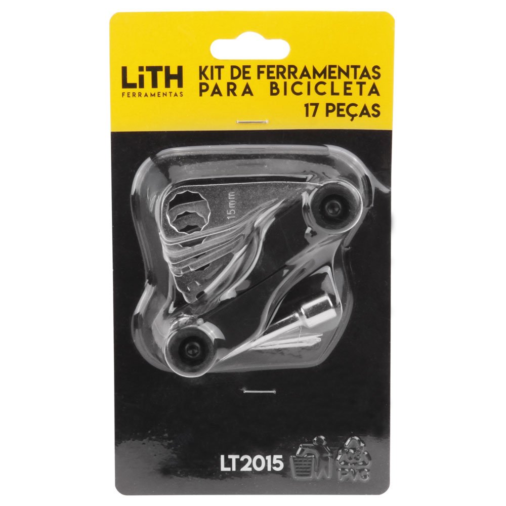 Kit de Ferramentas para Bicicleta com 17 Peças-LITH-LT2015