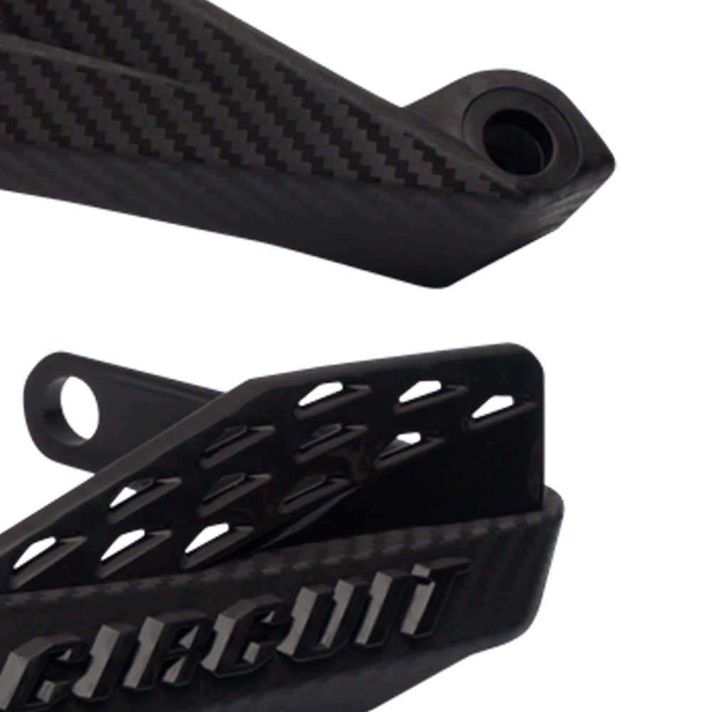 Protetor de Mão Fênix Carbon II Preto para Motos - Imagem