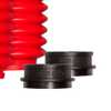 Sanfona Bengala 13 Dentes Vermelho com Adaptador em Polipropileno para Motos - Imagem 5