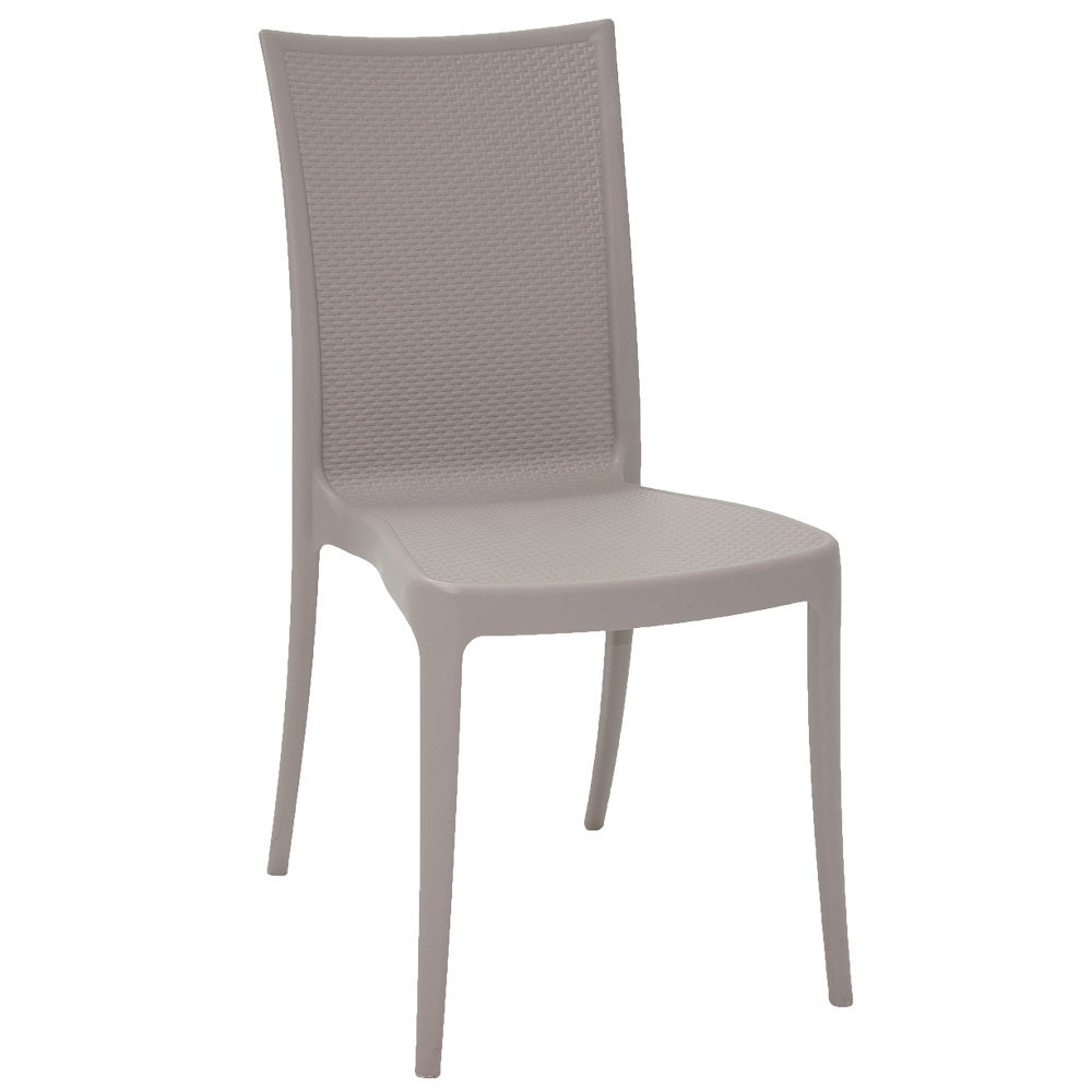 Cadeira Laura Rattan em Polipropileno e Fibra de Vidro Camurça -TRAMONTINA-92032210