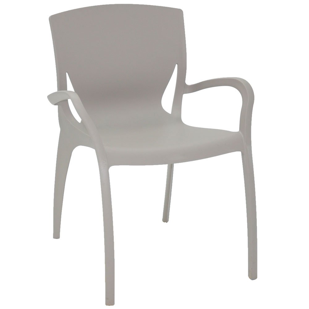 Cadeira Clarice em Polipropileno e Fibra de Vidro Camurça-TRAMONTINA-92040210