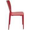 Cadeira Safira em Polipropileno e Fibra de Vidro Vermelho - Imagem 3