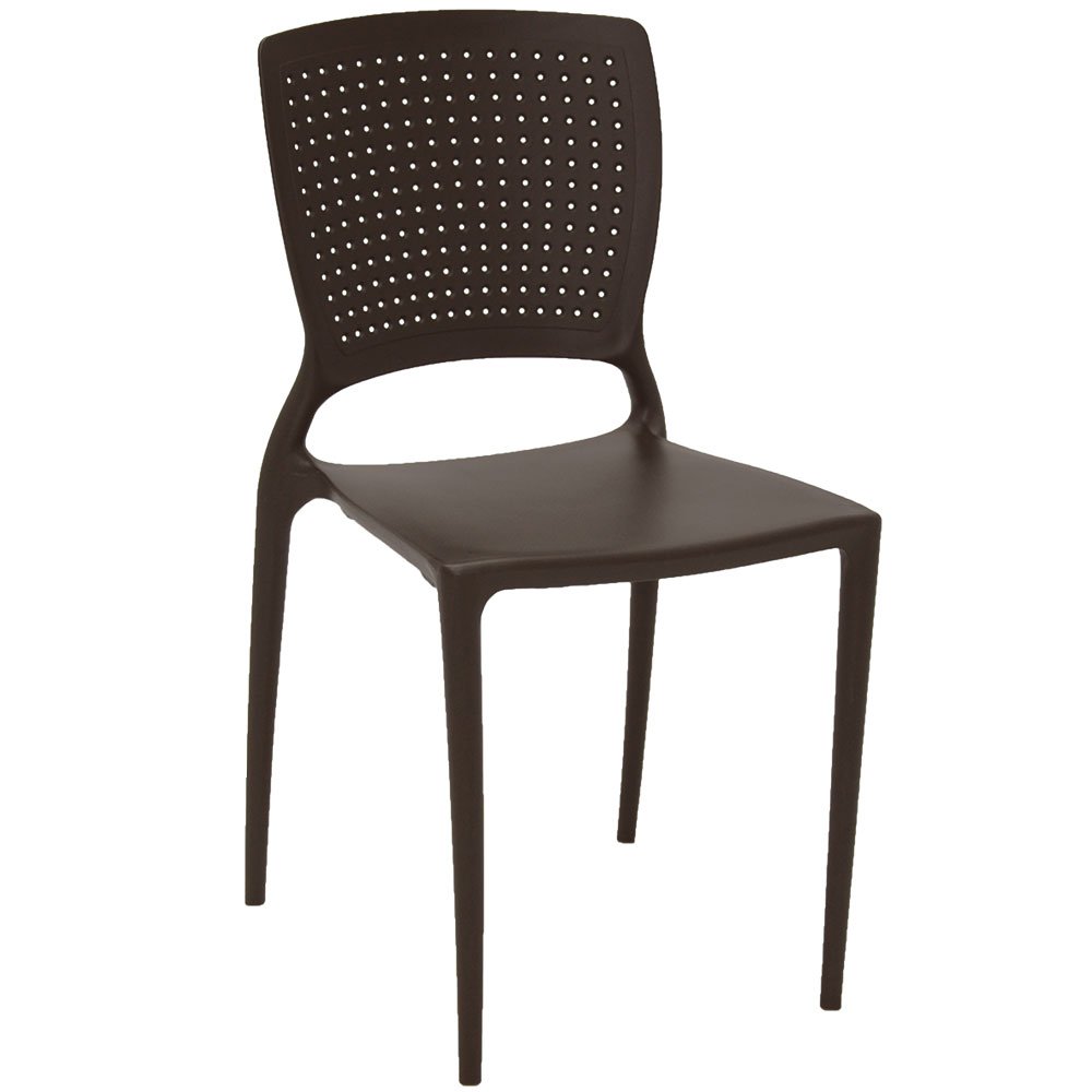 Cadeira Safira em Polipropileno e Fibra de Vidro Marrom-TRAMONTINA-92048109