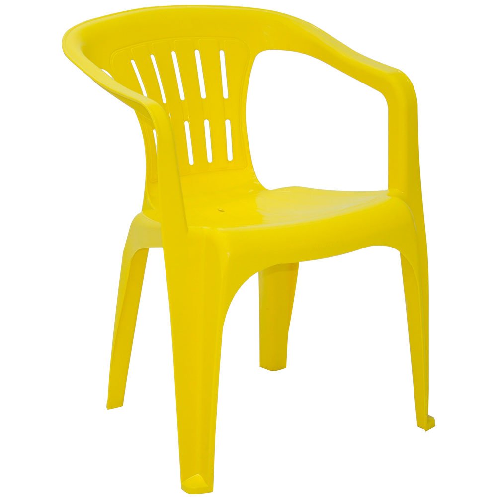 Cadeira Atalaia em Polipropileno Amarelo - Imagem zoom
