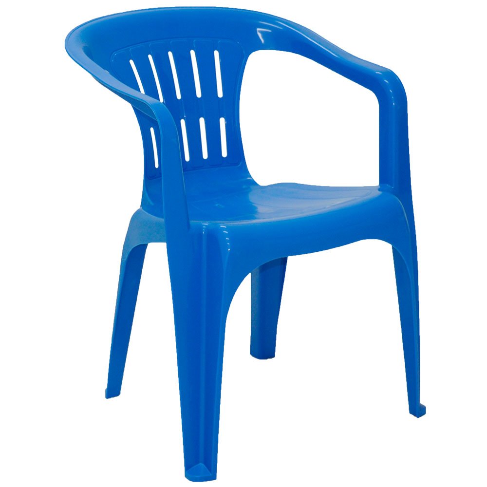 Cadeira Atalaia em Polipropileno Azul - Imagem zoom