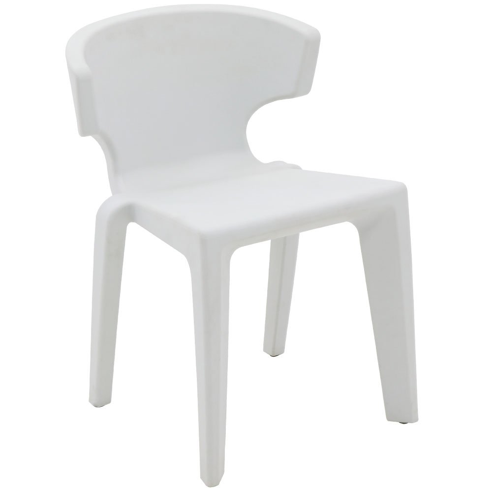 Cadeira Marilyn em Polietileno Branco - Imagem zoom