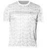 Camiseta Lazer G Masculina em Malha Dry com Estampa Digital Branco  - Imagem 1