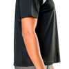 Camiseta Lazer M Masculina em Malha Dry com Gola Careca Preto  - Imagem 5
