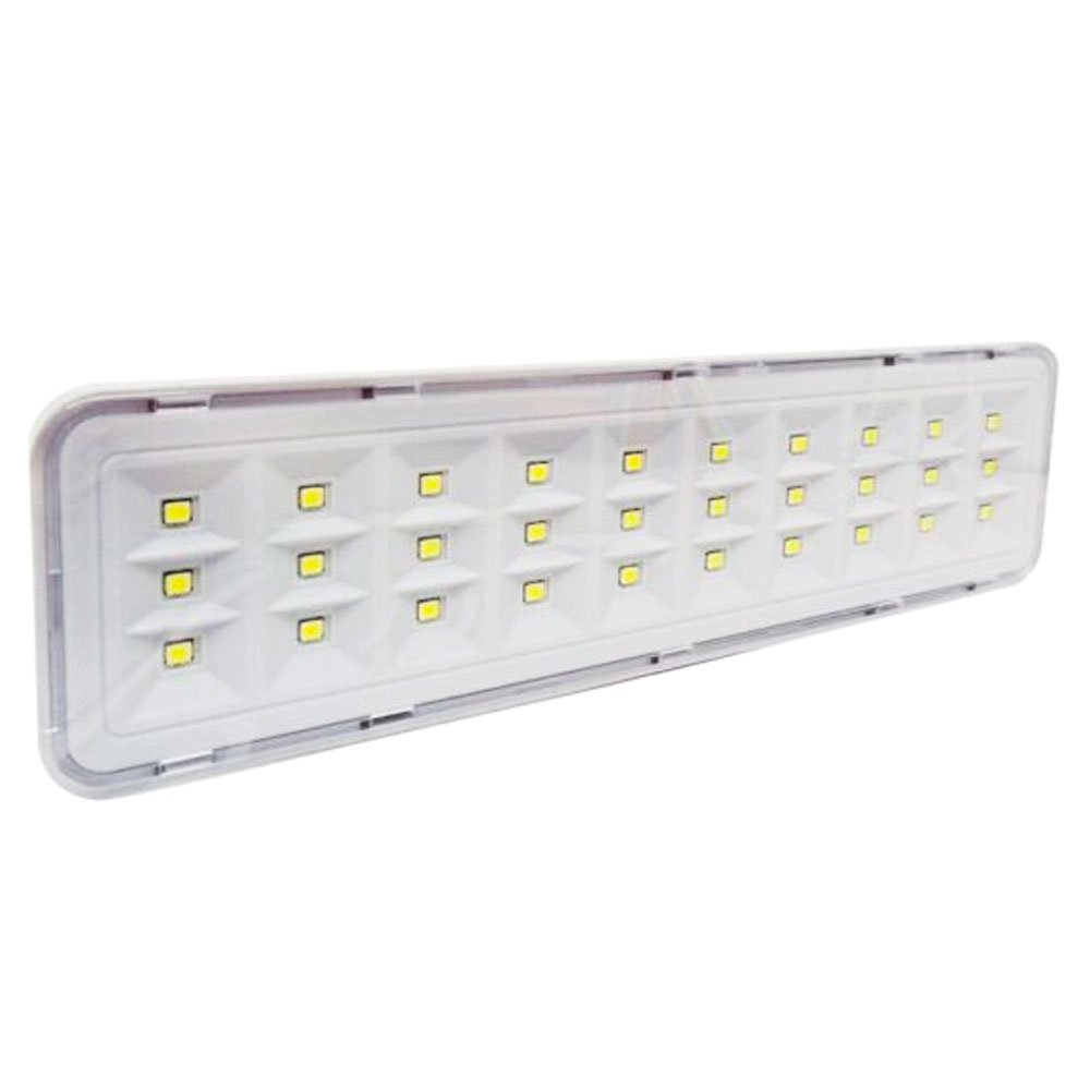 Luminária de Emergência 30 LEDs Bivolt-FOXLUX-1716