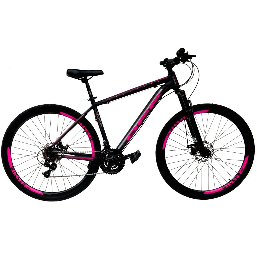 Bicicleta Aro 29 Quadro 15 Preta e Pink -ELLOBIKE-5