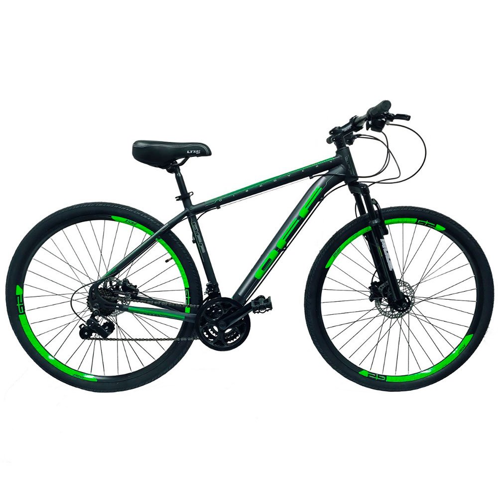 Bicicleta Aro 29 Quadro 21 Preta e Verde  - Imagem zoom