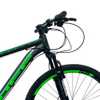 Bicicleta Aro 29 Quadro 21 Preta e Verde  - Imagem 3