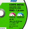 Disco de Corte Classic  180x1,6x22,23mm - Imagem 3