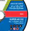Disco de Corte Super AR332 115x3,0x22,23mm - Imagem 4