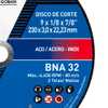 Disco de Corte BNA 32 230x3,0x22,23mm - Imagem 5