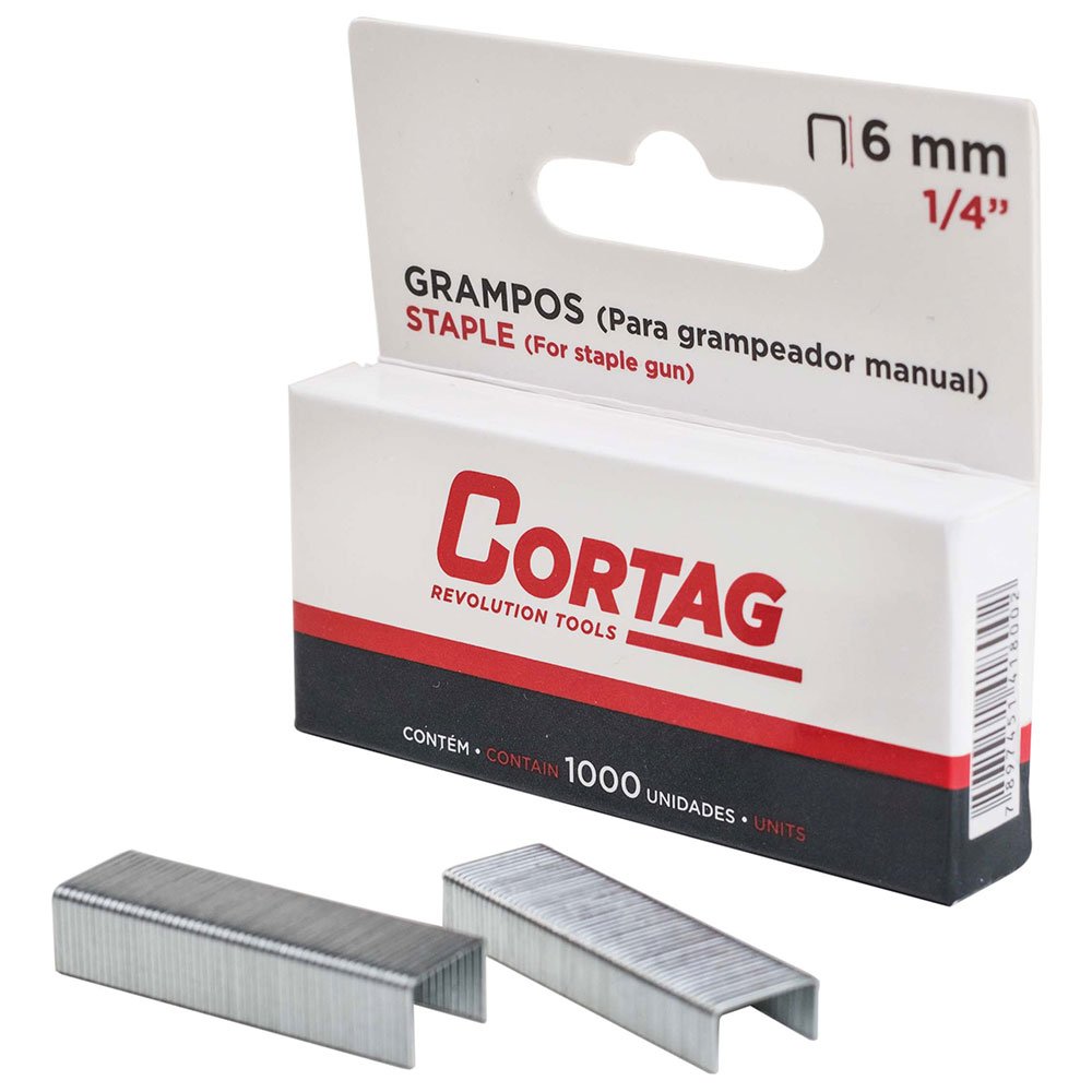 Grampo 6mm para Grampeador Manual-CORTAG-61800