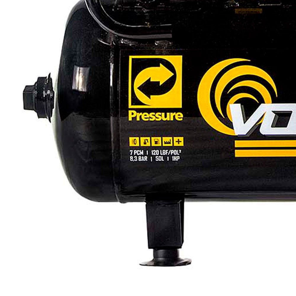 Compressor Ar Vortex 200 7pcm 120psi 50L Mono Pressure em Oferta