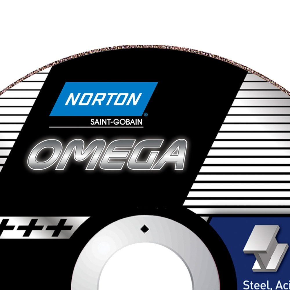 Discos Abrasivos de Corte Inox Omega Norton X-TREME A36V BF42