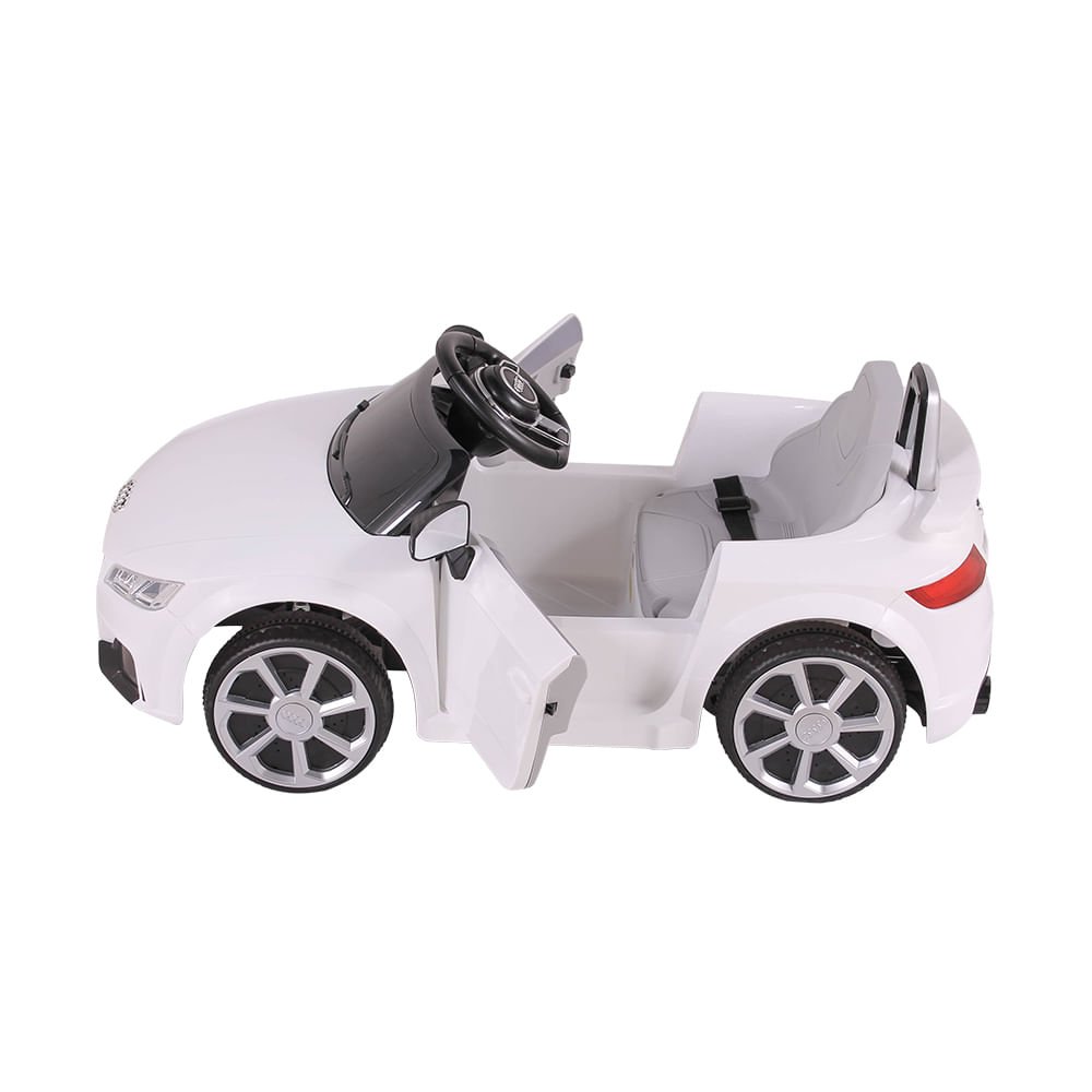 Aluguel Mini Carro Elétrico Infantil com Controle Remoto Audi 12v Branco