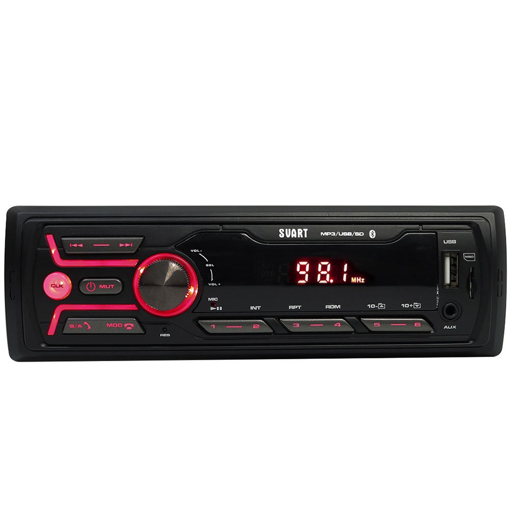 Rádio Automotivo MP3 7W  12V-SVART-Z-0588