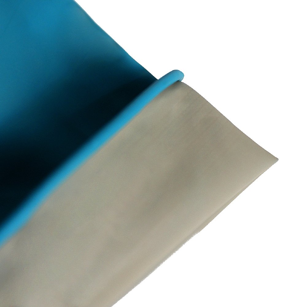 Par de Luvas de Látex Silver Sem Forro 31cm Tamanho M Azul SANRO-282960202 - Imagem