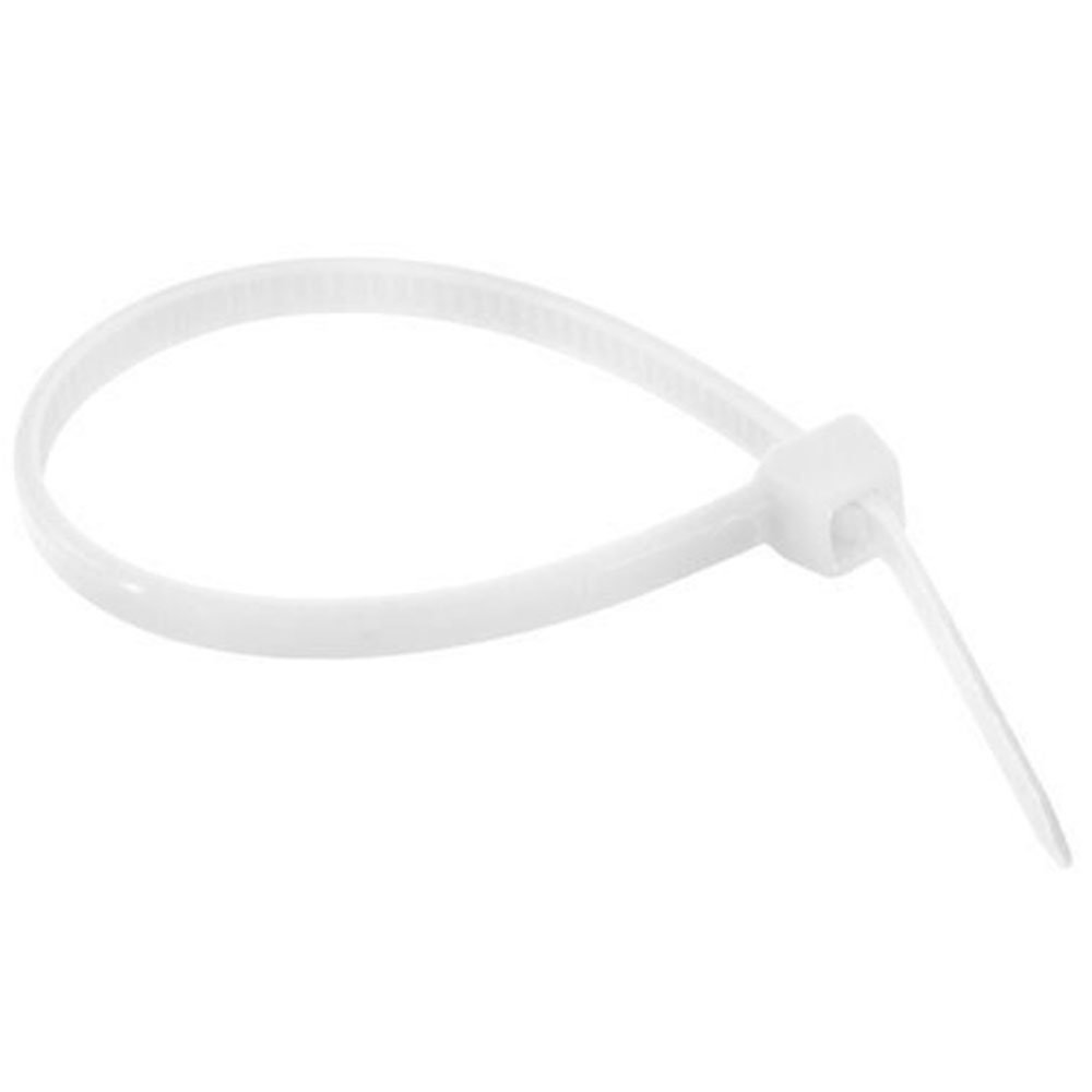 Abraçadeira de Plástico 150 x 2,5mm Branco  - Imagem zoom