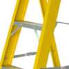 Escada Fibra de Vidro Tesoura Amarela 1.78m - Imagem 3