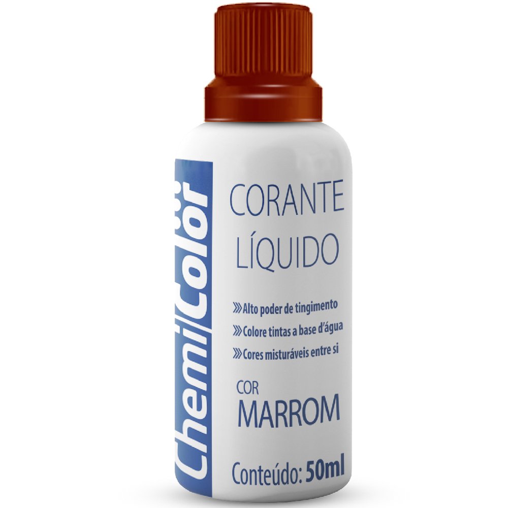 Corante Liquido Marrom 50ml  - Imagem zoom