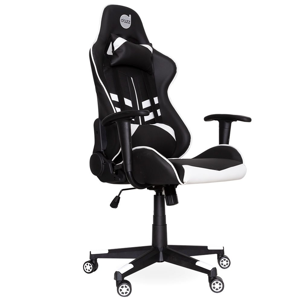 Cadeira Gamer Prime-X Preto e Branco  - Imagem zoom